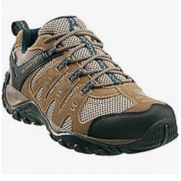 Merrell Shoes New Merrell Dry Select Air Cushion Suede Leather Tan